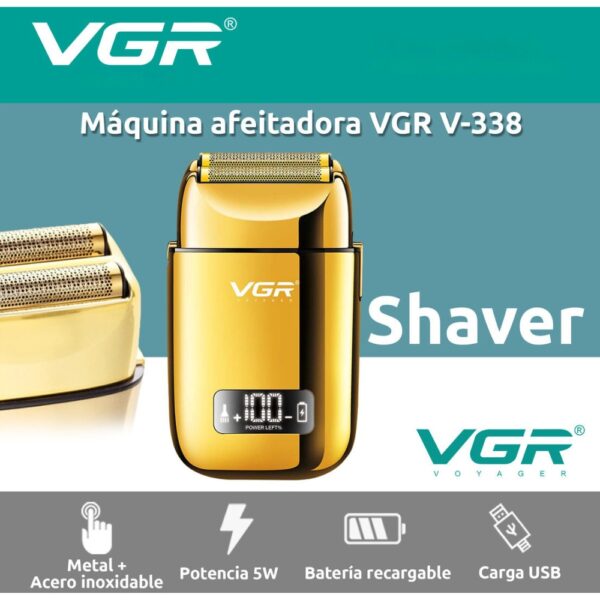 Maquina De Afeitar Shaver Rasuradora Vgr - Imagen 3